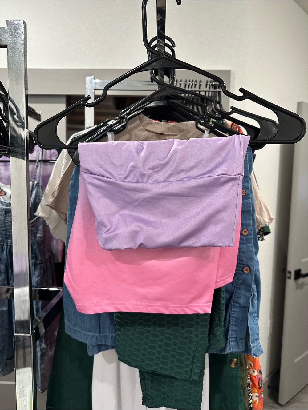 Women’s Pink and Lavender Shorts
